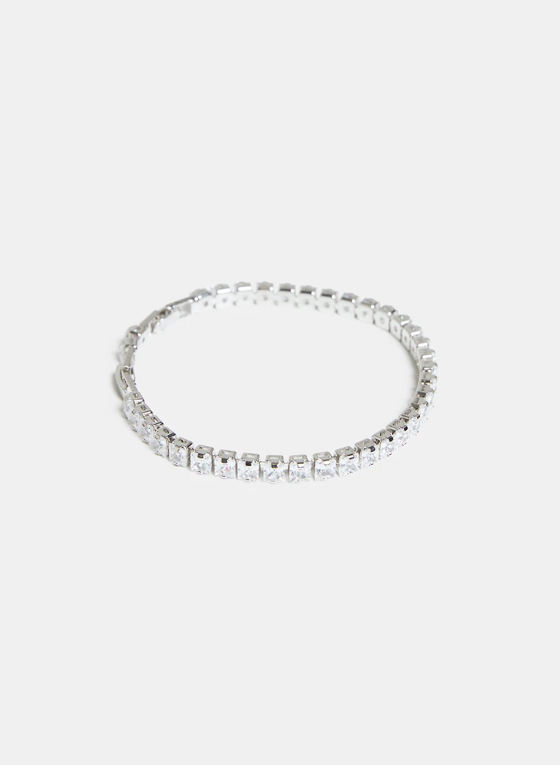 Bracelet de tennis à zircons cubiques
