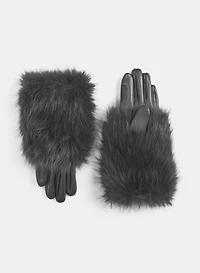 Faux-Fur Gloves