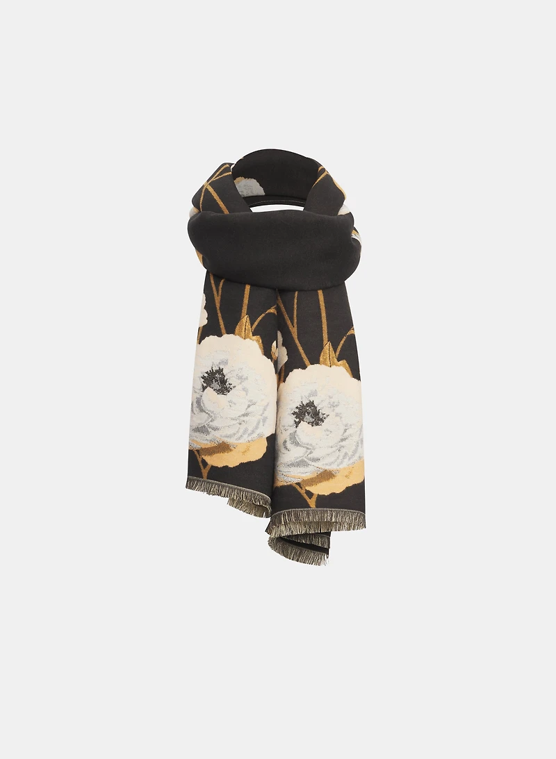 Reversible Floral Scarf