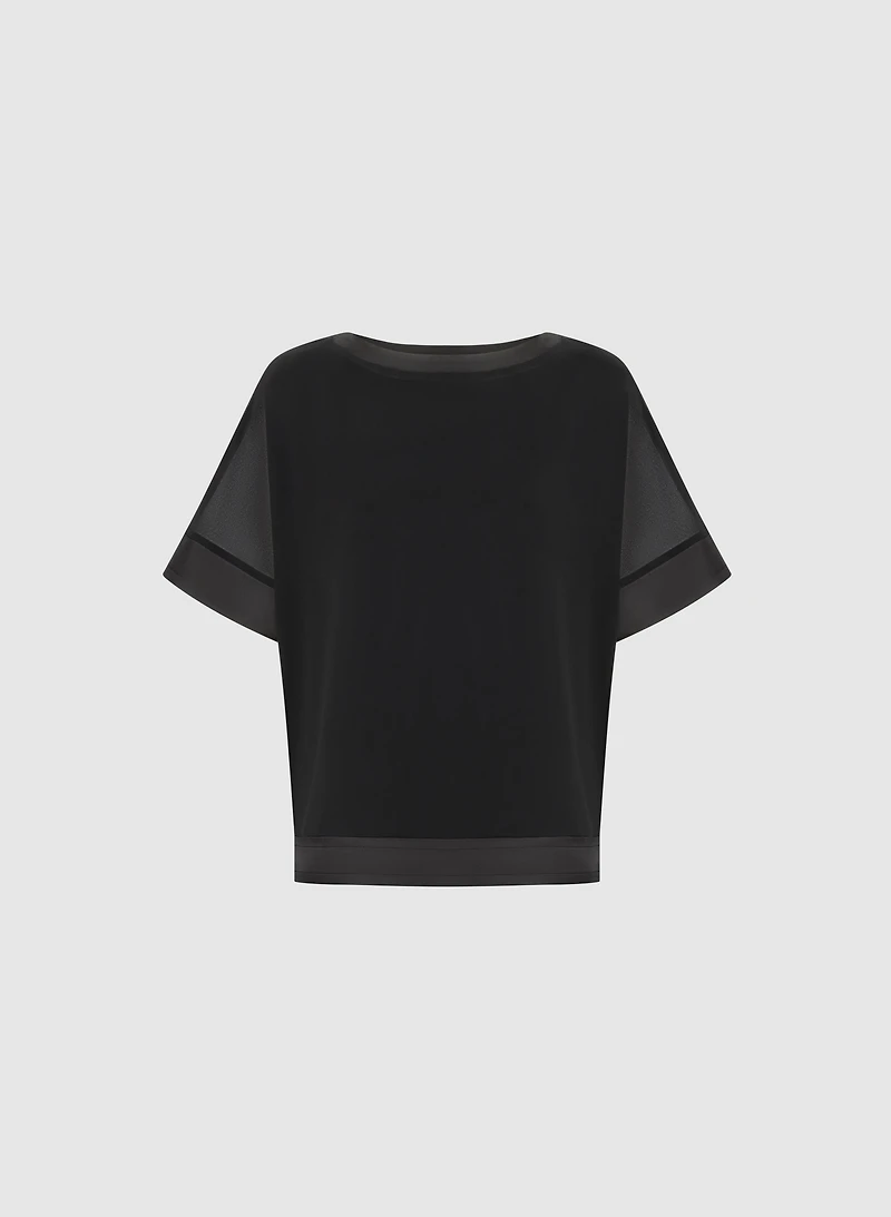 Chiffon Short Sleeve Blouse