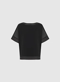 Chiffon Short Sleeve Blouse
