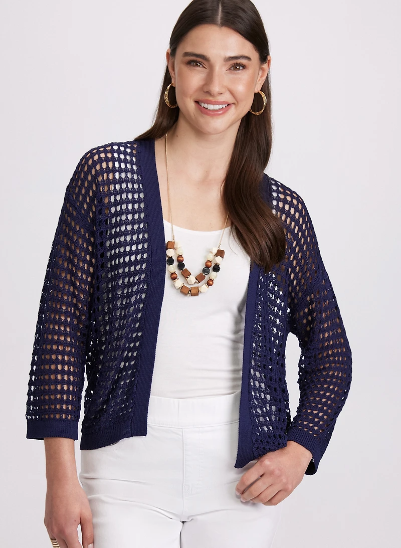 Open Knit Cardigan