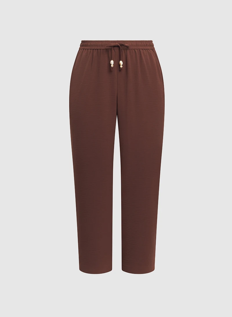 Pull-On Straight-Leg Pants