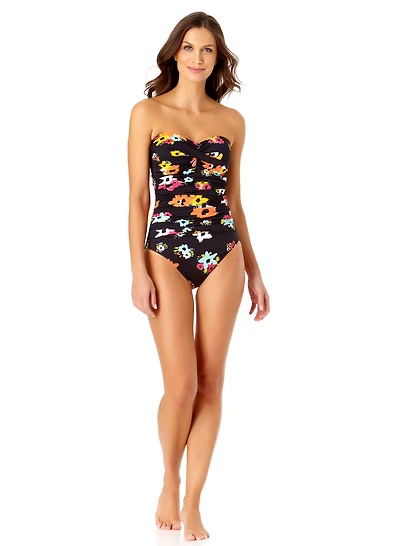 Anne Cole - Maillot de bain une pièce fleuri