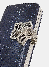 Filigree Floral Embellished Clutch
