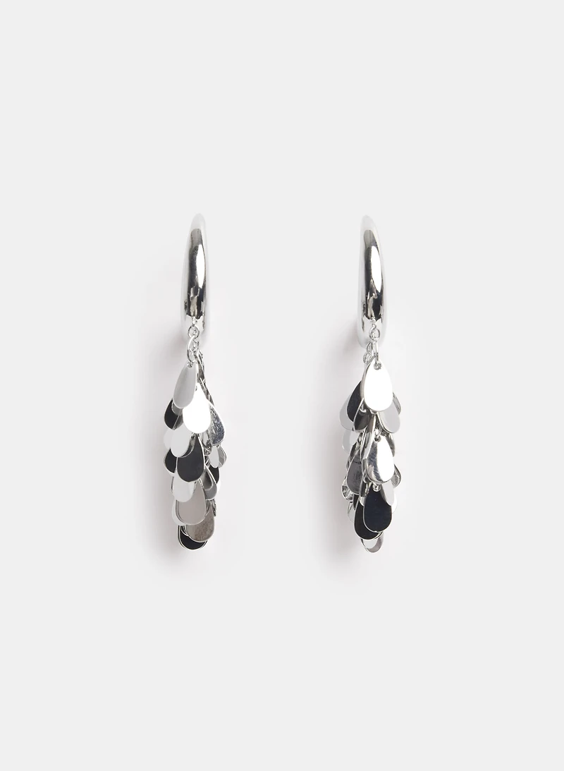 Teardrop Cluster Earrings