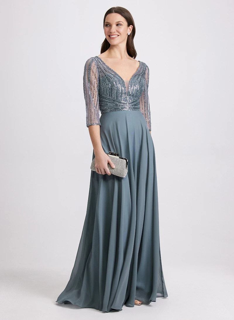 Sequin Detail Dress