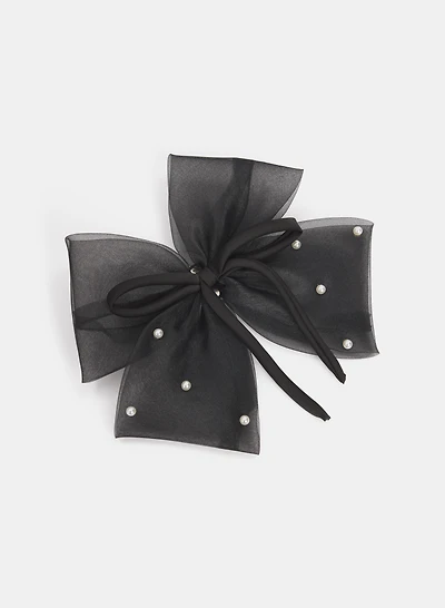 Pearl Bow Brooch