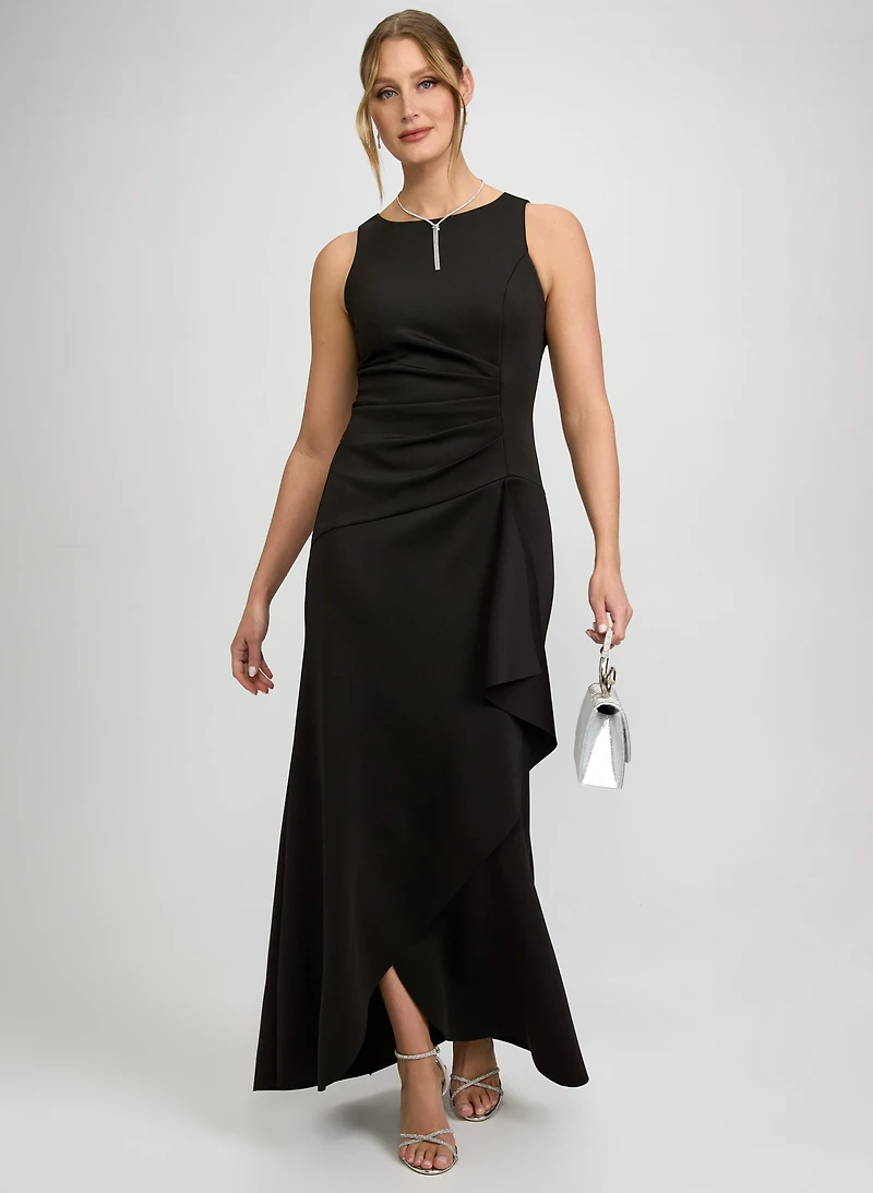 Fitted Scuba Crepe Dress