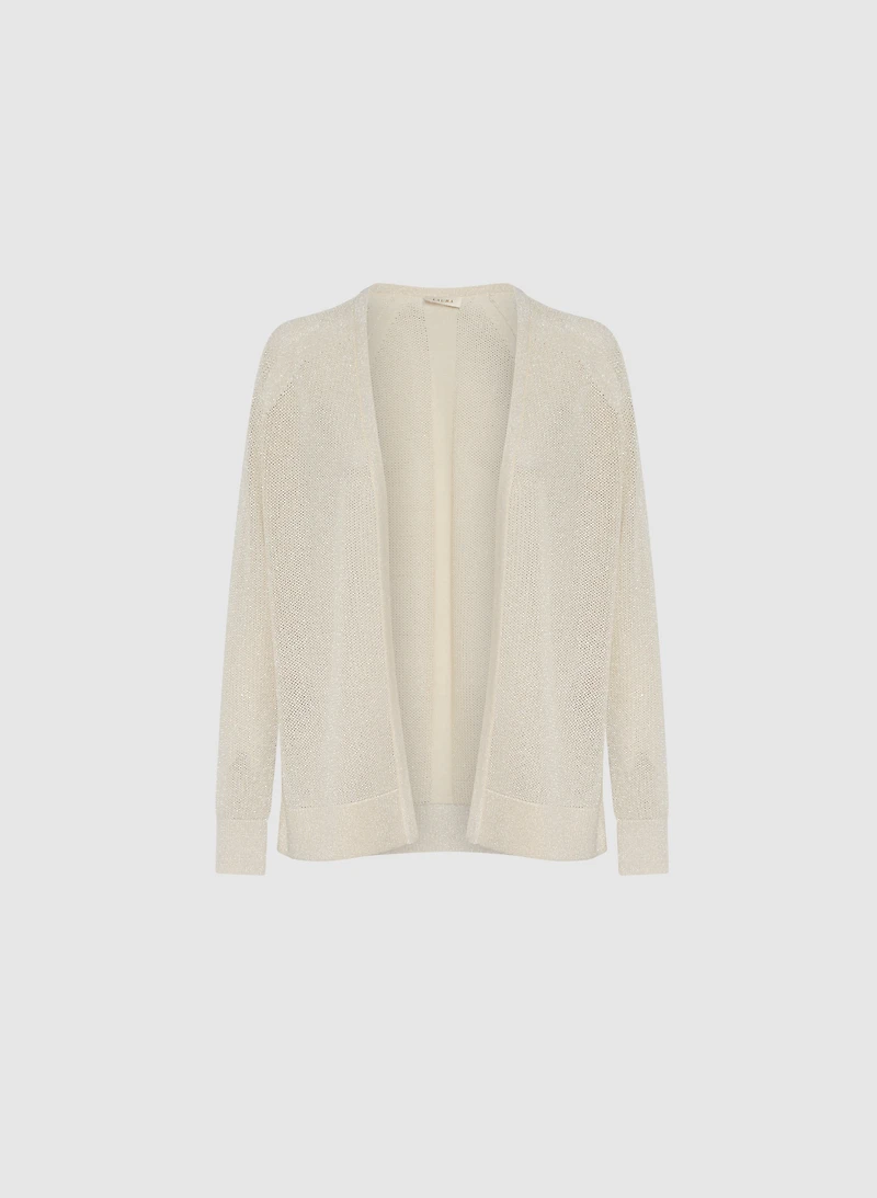 Metallic Thread Cardigan