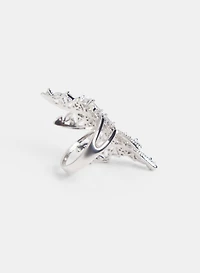 Wrap-Around Cubic Zirconia Ring