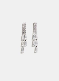 Baguette Dangle Earrings