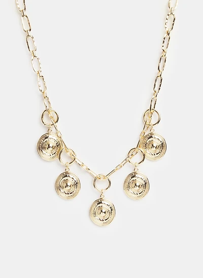 Coin Charm Necklace