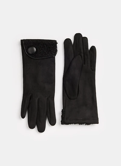 Faux-Suede Gloves