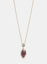 Collier à pendentif ovale