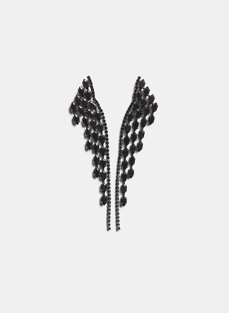 Crystal Cascade Earrings