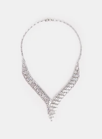 Crystal Baguette Necklace