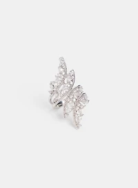 Wrap-Around Cubic Zirconia Ring