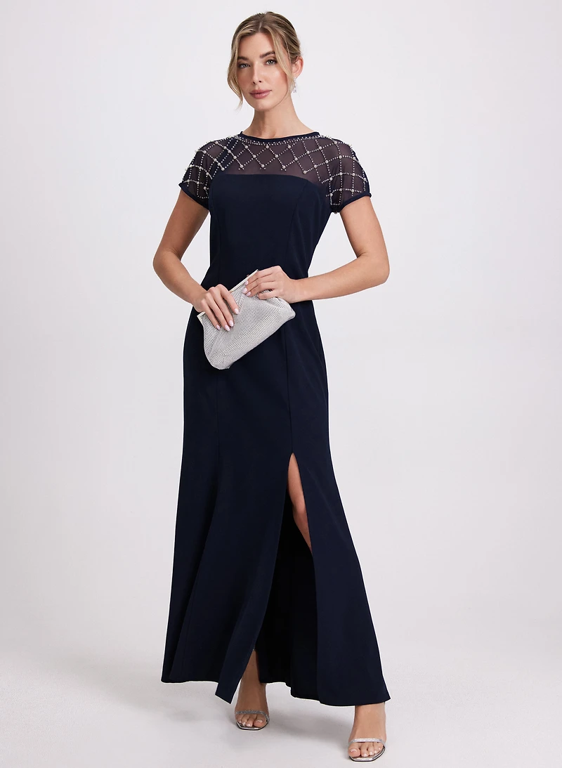 Robe de soirée à billes