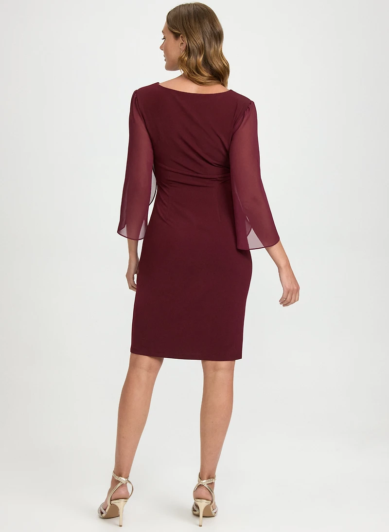 Gathered Jersey Dress