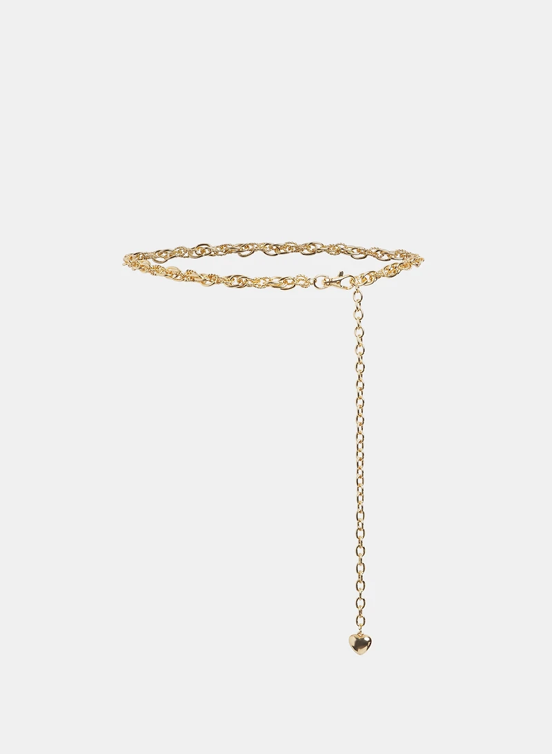 Ceinture chaine à maillons ovales