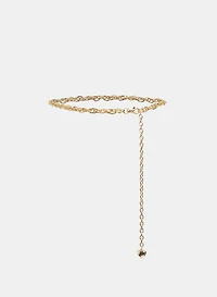 Ceinture chaine à maillons ovales