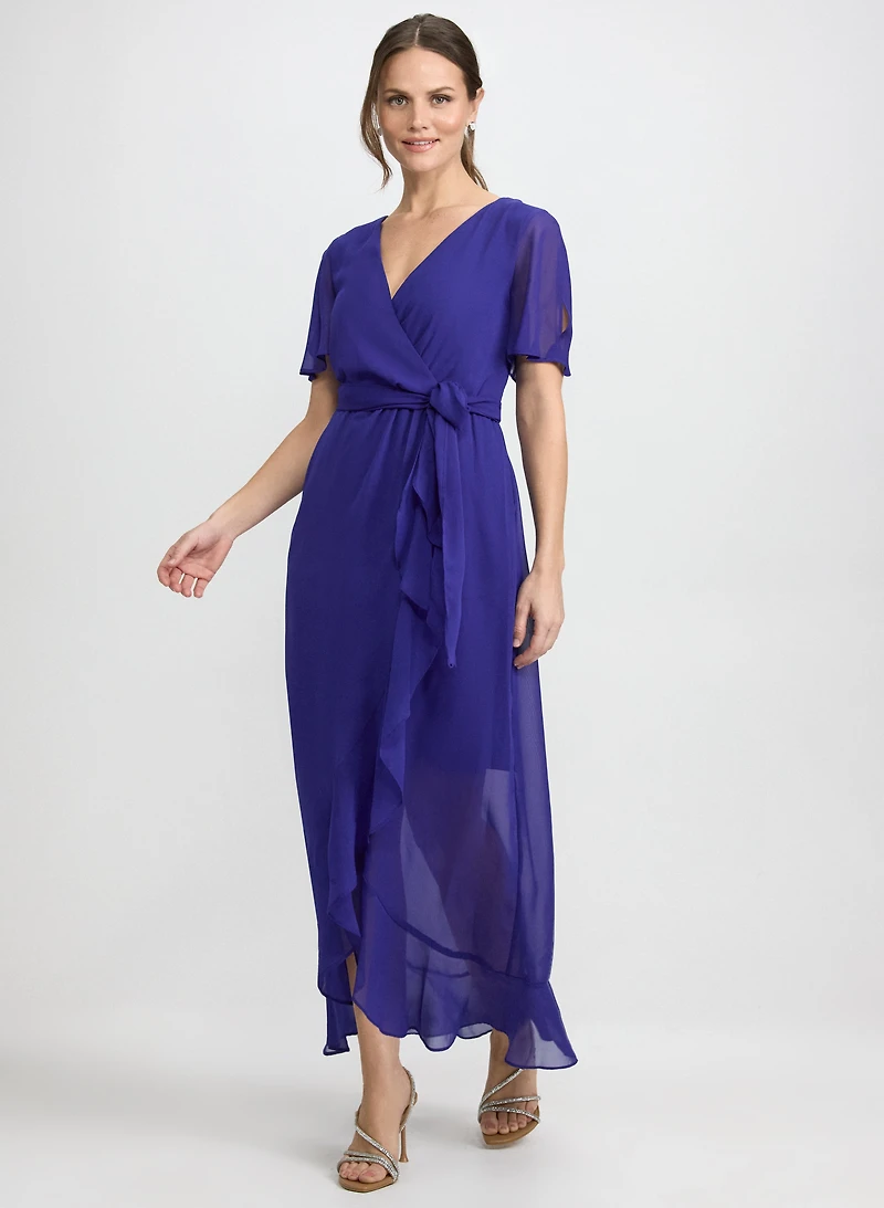 Robe portefeuille en chiffon