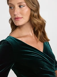 Fitted Velvet Dress