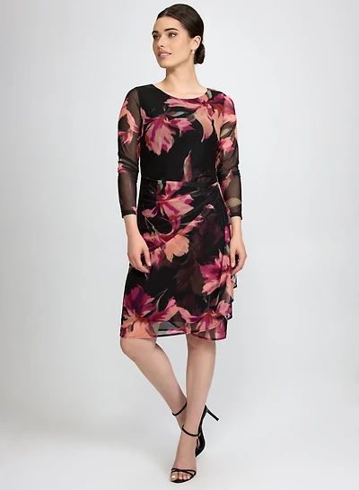 Floral Mesh Dress