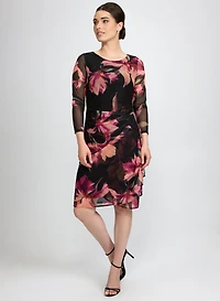Floral Mesh Dress