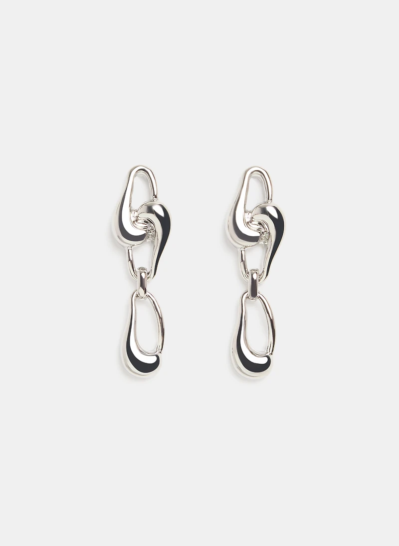 Irregular Chain Link Earrings
