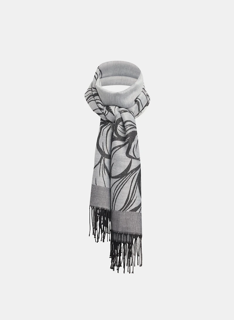 Floral Print Scarf