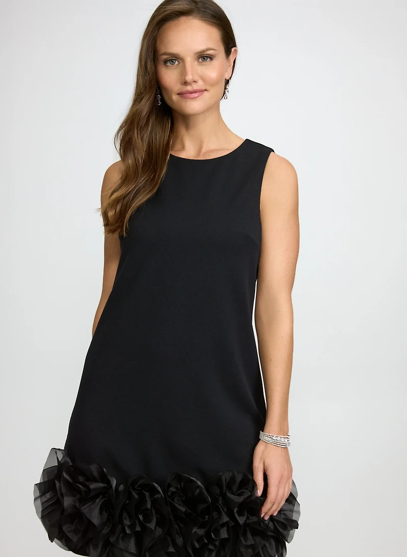 Organza Applique Dress