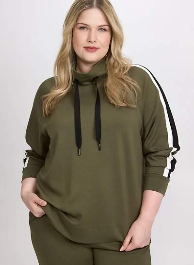 Contrast Sleeve Top