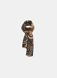 Circle Print Scarf