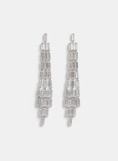 Baguette Chandelier Earrings