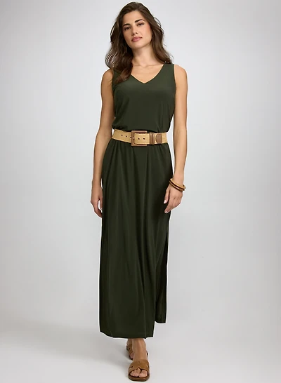 Robe maxi en jersey
