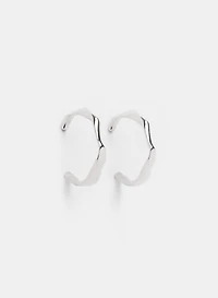 Wavy Hoop Earrings