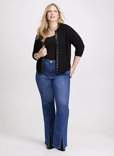 Square Neck Tank Top & High Rise Flared-Leg Pants