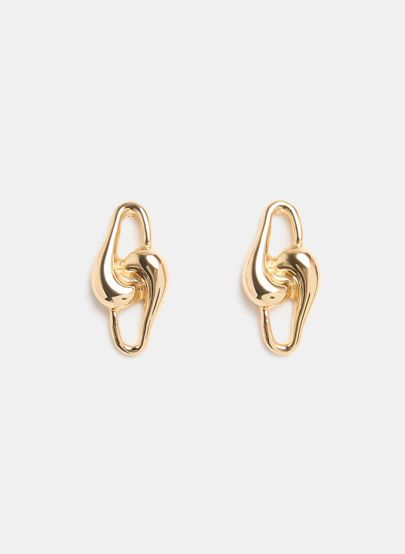 Irregular Chain Link Earrings
