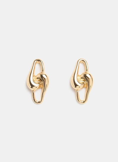 Irregular Chain Link Earrings