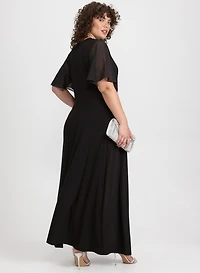 Jersey Slit Dress