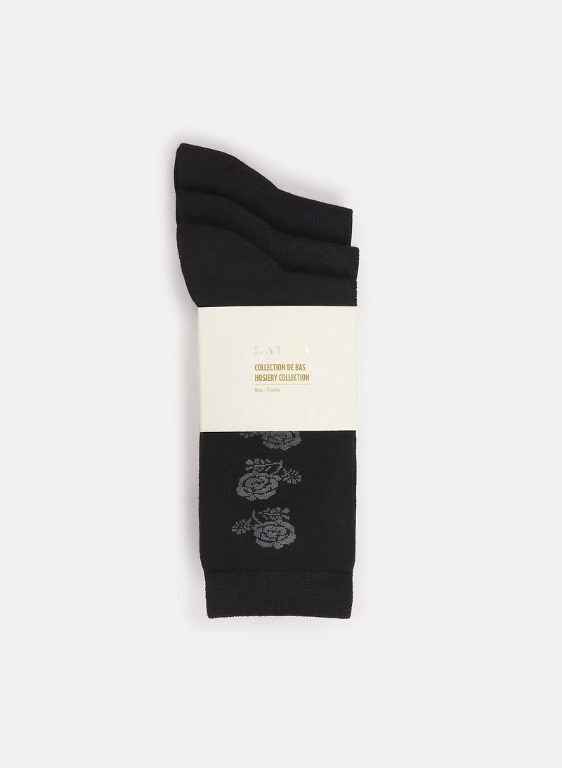 Chaussettes à motifs variés