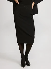 Rhinestone Pencil Skirt