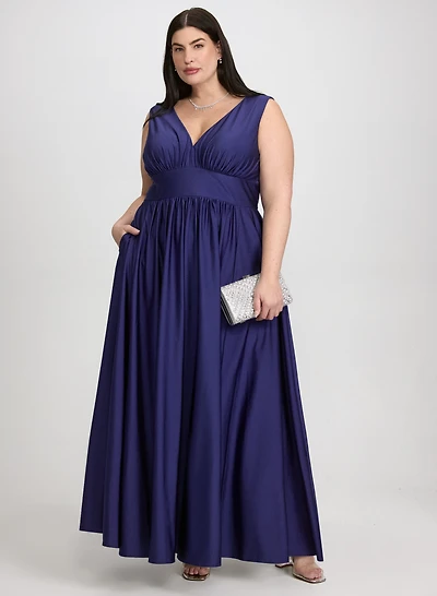 Robe en nylon sans manches