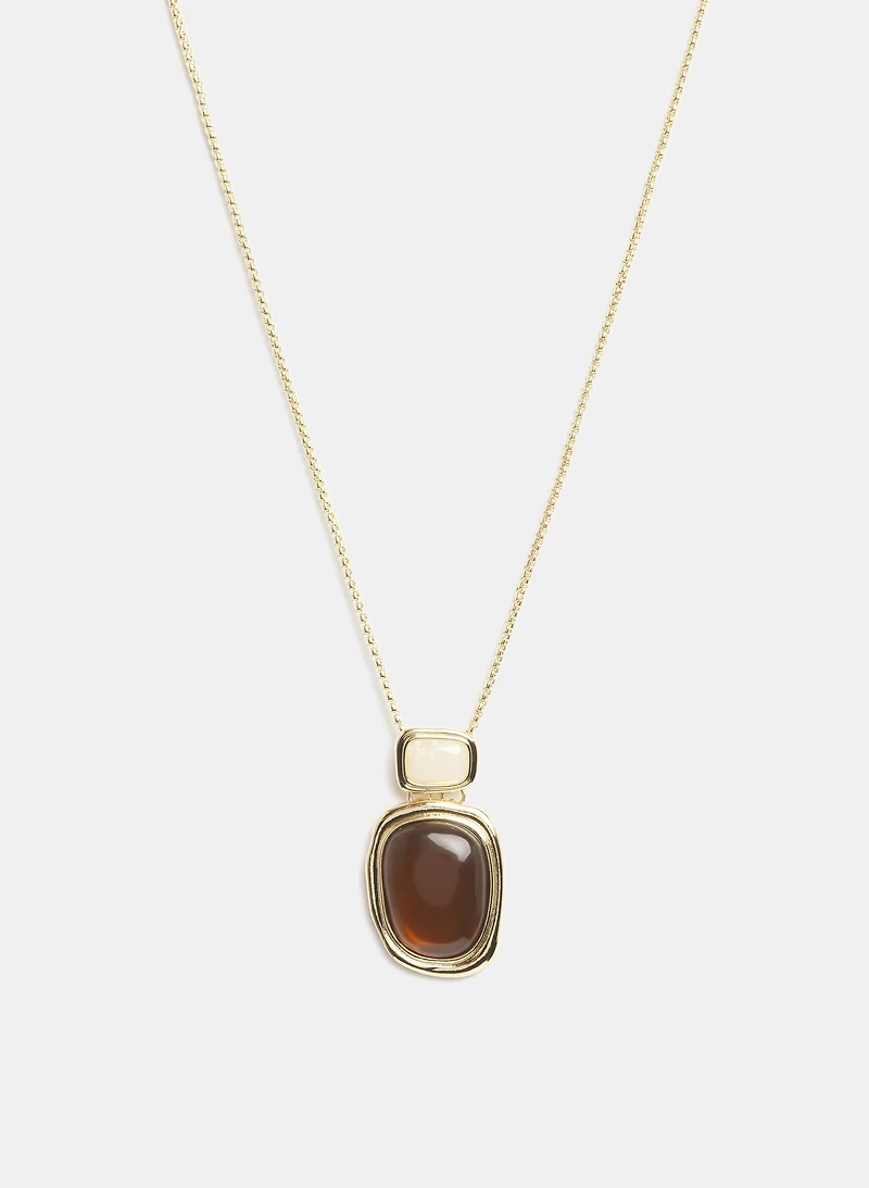 Stone Pendant Necklace