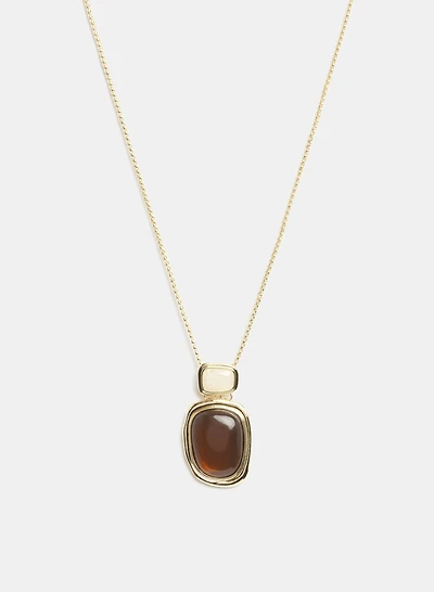 Stone Pendant Necklace