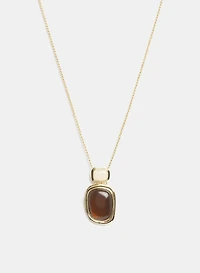 Stone Pendant Necklace