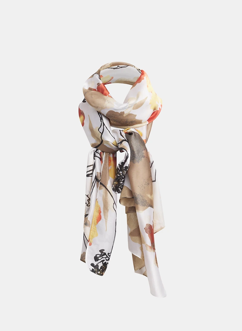 Floral Print Scarf