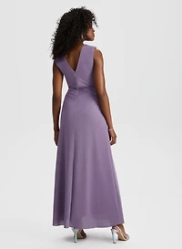 Sleeveless Pleated Dress